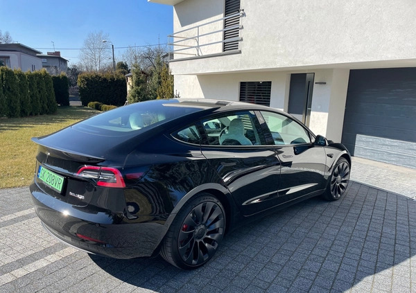 Tesla Model 3 cena 169000 przebieg: 62889, rok produkcji 2022 z Katowice małe 79